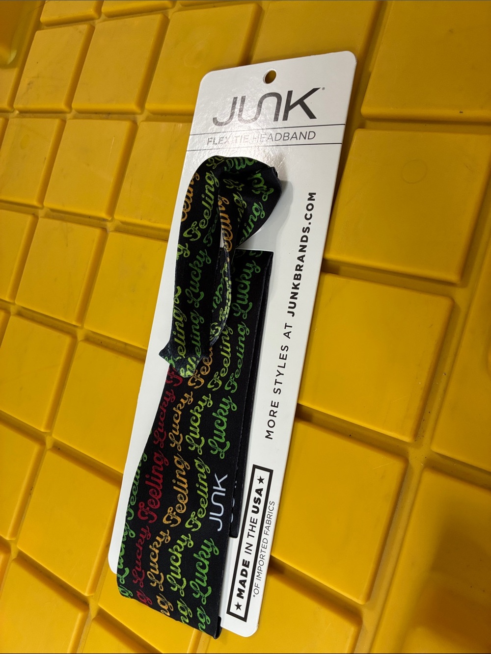 Junk Black 'Lucky Feeling' Stretch Headband